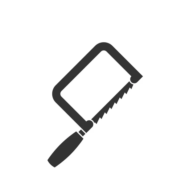 Icono negro Fretsaw — Vector de stock