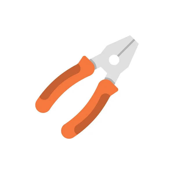 Pliers flat icon — Stock Vector
