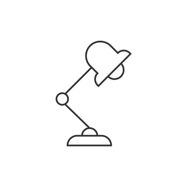 Ikone der Bürolampe — Stockvektor