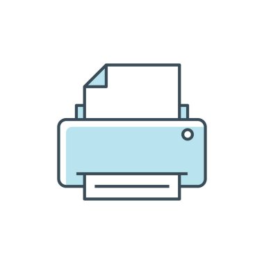 Yazıcı renk satırı simgesi