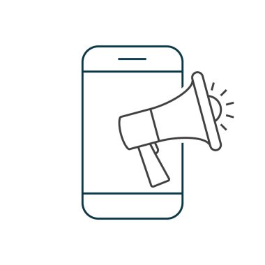 Hoparlörlü akıllı telefon. Mobil pazarlama