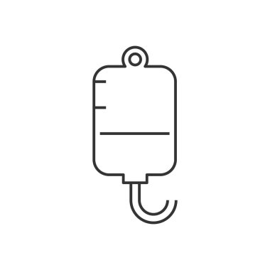 Beyaz arka plana satır simgesi aşıla. Kullanılabilir kontur