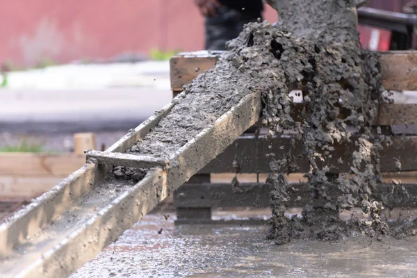 Hrabání betonu — Stock fotografie
