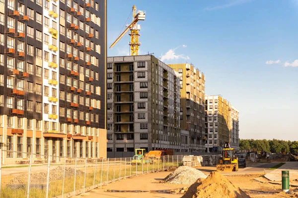 Moskova'da ev inşaatı