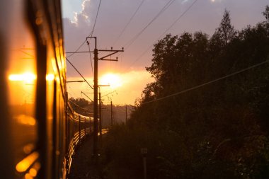 bir elektrikli lokomotif