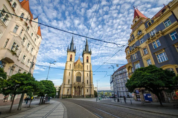 Kostel Çek Cumhuriyeti Prag Daki Antonna Paduanskeho Padua Kilisesi Holesovice — Stok fotoğraf