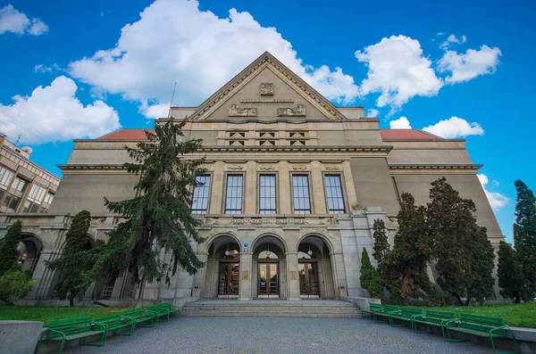 Prag Tschechien Oktober 2019 Fassade Der Juristischen Fakultät Der Karlsuniversität — Stockfoto