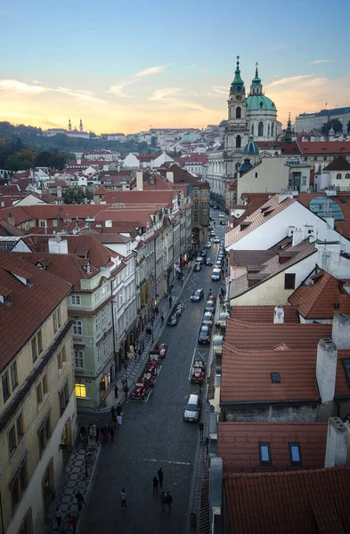 Prag Tschechische Republik Mai 2019 Blick Auf Die Nikolaikirche Mala — Stockfoto