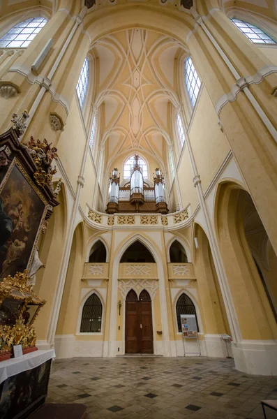 Kutna Hora República Tcheca Agosto 2019 Interior Catedral Assunção Nossa — Fotografia de Stock