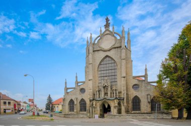 Kutna Hora, Çek Cumhuriyeti - 03.10.2019: Sedlec, Kutna Hora 'daki Leydimizin Varsayımının Katedrali