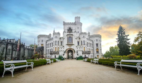 Hluboka Nad Vltavou República Checa 2019 Hermoso Castillo Renacentista Hluboka — Foto de Stock