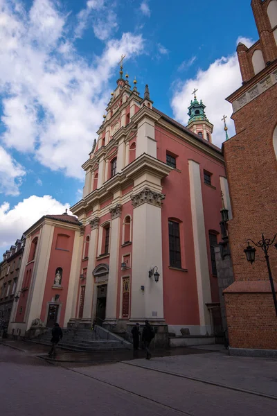 Varsavia Polonia Maggio 2019 Cattedrale Nel Centro Storico Stile Gotico — Foto Stock