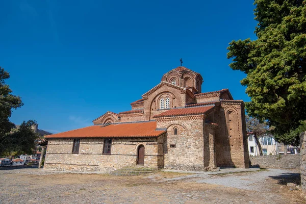 Ohrid Macedonia Agosto 2019 Iglesia Santa Madre Dios Peribleptos Santa —  Fotos de Stock