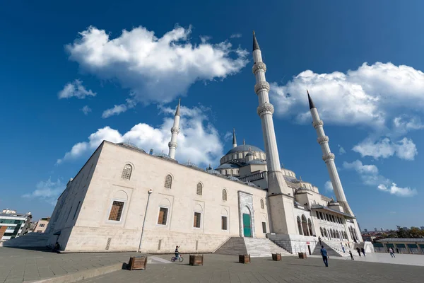 Ancara Turquia Outubro 2019 Panorama Vista Fachada Mesquita Kocatepe Kocatepe — Fotografia de Stock