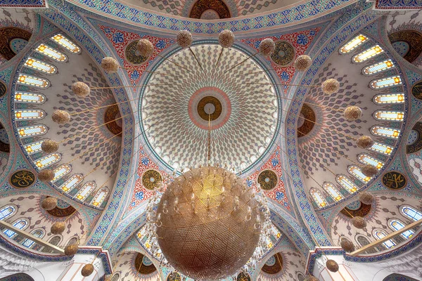 Ankara Turquía Octubre 2019 Vista Interior Mezquita Kocatepe Kocatepe Cami — Foto de Stock