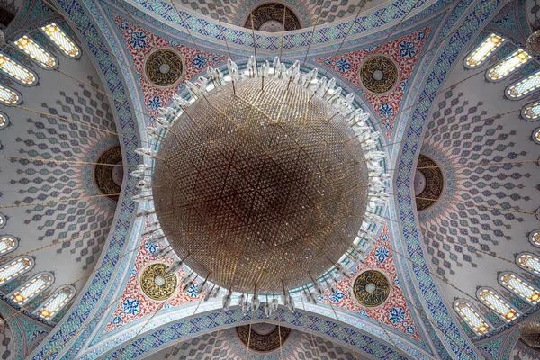 Ankara Turkey October 2019 Interior View Kocatepe Mosque Kocatepe Cami — Stock Photo, Image