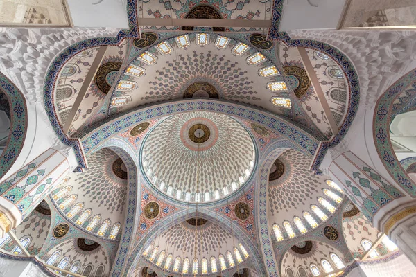 Ankara Turkey October 2019 Interior View Kocatepe Mosque Kocatepe Cami — Stock Photo, Image