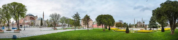 Istanbul Turkey May 2019 Blue Mosque Hagia Sophia Ayasofya Former — Stock Photo, Image