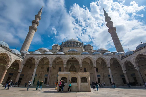 Mesquita Suleymaniye Mesquita Imperial Otomana Istambul Turquia Maior Mesquita Cidade — Fotografia de Stock