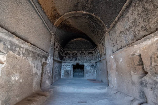 Los Caminos Dentro Catedral Selime Monasterio Selime Capadocia Turquía Selime —  Fotos de Stock