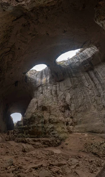 Panoramatický Pohled Jeskyni Prohodna Známý Také Jako Boží Oči Blízkosti — Stock fotografie