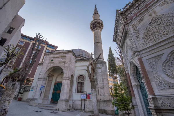 Istambul Turquia Esculturas Mármore Kececizade Fuat Pasha Túmulo Mesquita Turco — Fotografia de Stock