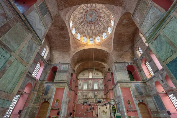 Estambul Turquía Abril 2019 Interior Antigua Mezquita Otomana Piedra Ladrillo — Foto de Stock