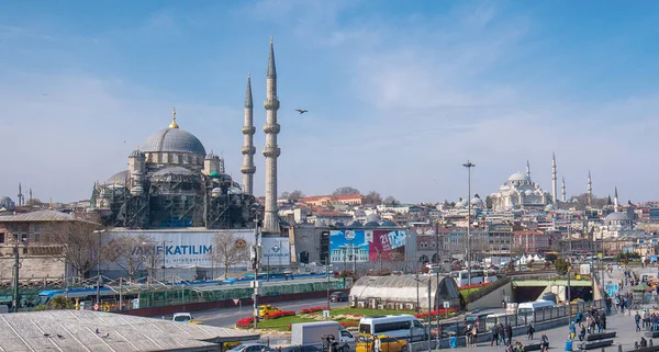 Стамбул Турция Апреля 2019 Года Вид Мечеть Сулеймание Ени Ками — стоковое фото