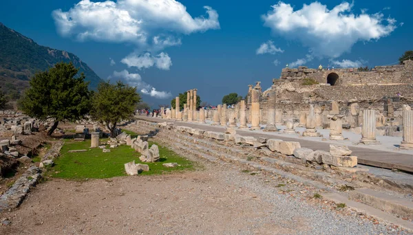 Éfeso Selcuk Izmir Turquia Antiga Cidade Efes Patrimônio Mundial Unesco — Fotografia de Stock