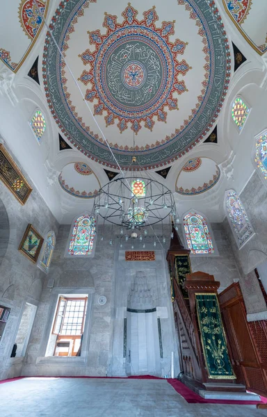 Istanbul Turchia Aprile 2019 Interno Della Moschea Semsi Ahmed Pasha — Foto Stock