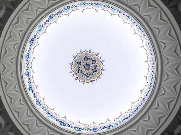 Stambuł Turcja Kwietnia 2019 Wnętrze Meczetu Camlica Nowy Meczet Największy — Zdjęcie stockowe