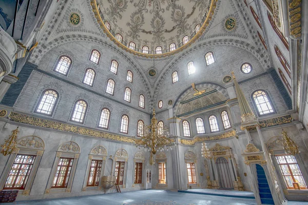 Istambul Turquia Abril 2019 Interior Mesquita Nusretiye Construída Pelo Sultão — Fotografia de Stock