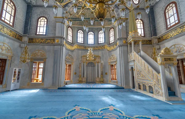 Istambul Turquia Abril 2019 Interior Mesquita Nusretiye Construída Pelo Sultão — Fotografia de Stock