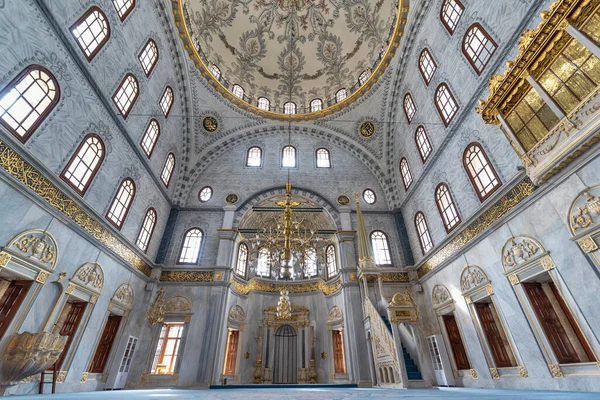 Estambul Turquía Abril 2019 Interior Mezquita Nusretiye Construida Por Sultán — Foto de Stock