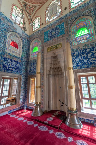 Istanbul Turchia Aprile 2019 Interno Della Moschea Kilic Ali Pasa — Foto Stock