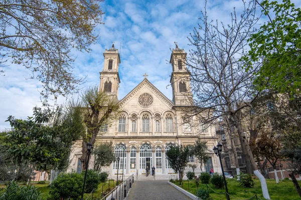 Istanbul Turchia Aprile 2019 Veduta Della Facciata Della Chiesa Greco — Foto Stock