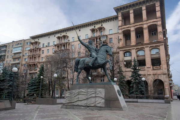 Moskva Ryssland 2020 Monument Pyotr Bagration Hjälten Borodino — Stockfoto