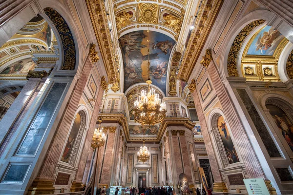 Saint Pétersbourg Russie Novembre 2019 Intérieur Cathédrale Saint Isaac Isaakievskiy — Photo