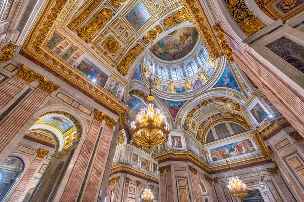 Санкт Петербург Росія Листопада 2019 Внутрішня Частина Собору Святого Ісаака — стокове фото
