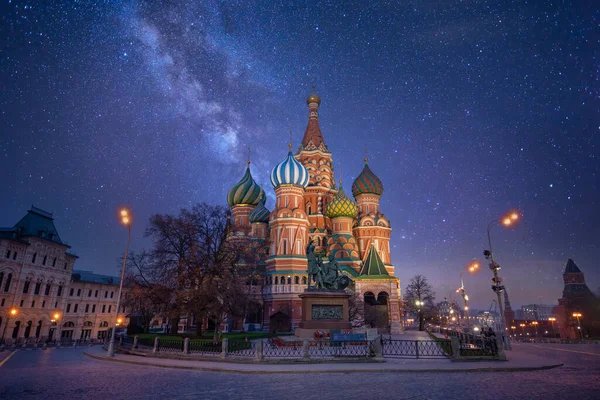 Die Basilius Kathedrale Moskau Ist Eine Russisch Orthodoxe Kirche Roten — Stockfoto