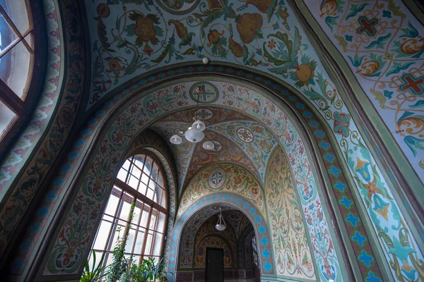 Peterhof San Petersburgo Rusia 2019 Interior Catedral San Pedro San — Foto de Stock