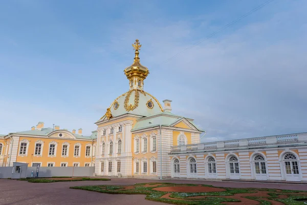 Peterhof San Petersburgo Rusia 2019 Palacio Peterhof Encargado Por Pedro — Foto de Stock