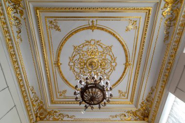 Saint Petersburg, Rusya - 05 Kasım 2019: Devlet Rus Müzesi. Müze, St. Petersburg 'daki en büyük Rus sanat eserleri deposudur.. 