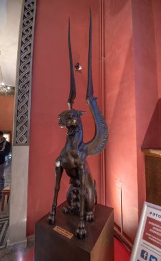 Moskova, Rusya - 12.02.2020: Devlet Tarih Müzesi (Tarih Müzesi)) 