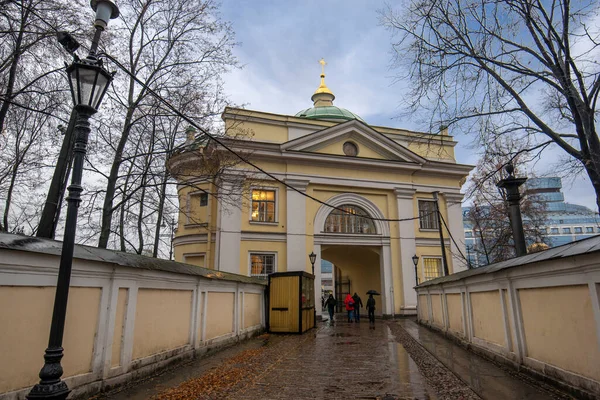 San Petersburgo Rusia Noviembre 2019 Alexander Nevsky Lavra Monasterio San —  Fotos de Stock