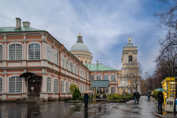San Pietroburgo Russia Novembre 2019 Alexander Nevsky Lavra Monastero San — Foto Stock