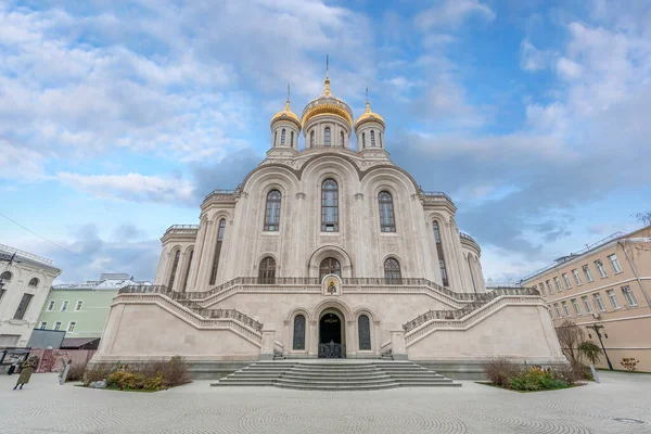 Vista Iglesia Cristiana Ortodoxa Del Monasterio Sretensky Nuevos Mártires Confesores — Foto de Stock