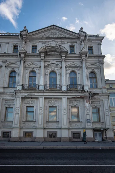 Petersburg Rosja Stycznia 2020 Pałac Novo Michaiłowskiego Nasypie Dvortsovaya Petersburgu — Zdjęcie stockowe