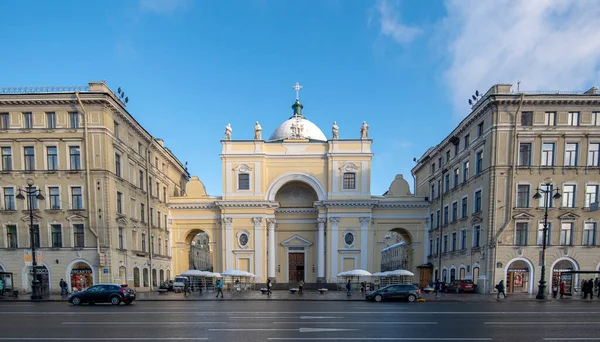 Saint Petersburg Rusko Listopadu 2019 Katolický Kostel Kateřiny Který Postavil — Stock fotografie