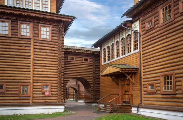 Moscow Russia Tsar Aleksey Mikhailovich Wooden Palace Castle Russian Dvorets — Stock Photo, Image